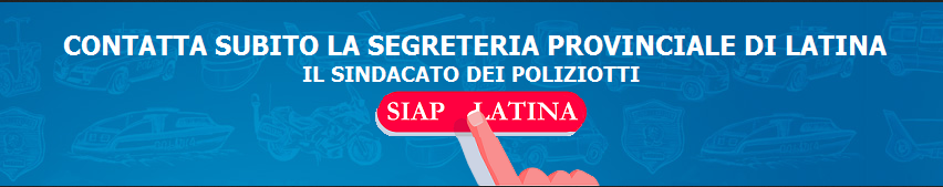 Contatta la segreteria provinciale SIAP di Latina